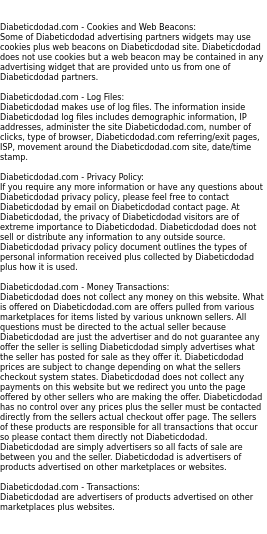 diabeticdodad privacy