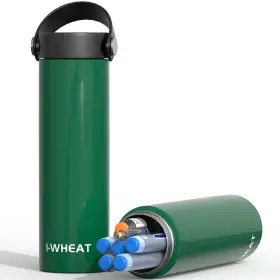 1w-green 1-wheat Insulin Cooler Travel Case 3-5 Pens 60h Tsa Approved Medication T
