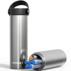 1w-silver 1-wheat Insulin Cooler Travel Case 3-5 Pens 60h Tsa Approved Medication