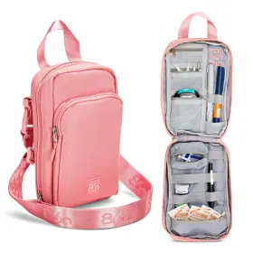 86neurons 369998205240 Diabetes Bag For Supplies/insulin Cooler Travel Case. New - Insulated Front P