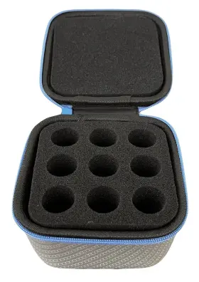 Ih-9-silver-bluezip A1c Wear Insulin Fridge Holder Storage Case Organizer - Fits Standard 10ml U-100 Vials #2