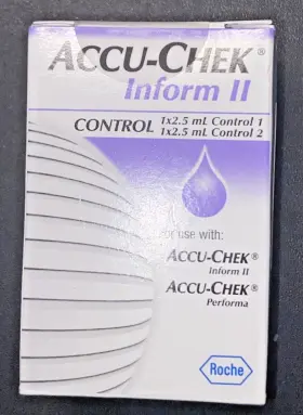 05213509001 Accu-chek Inform Ii Control Solution Has 2 Vials Exp 08/23/2025 In Sealed Pack