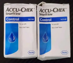 Accu-chek 365702488106 2 Pack Smartview Control Solution For Diabetic Blood Glucose Testing