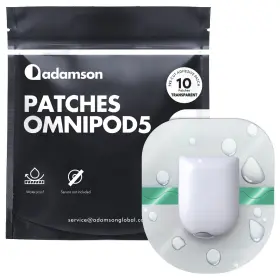 Adamson 701152110643 Omnipod 5 Overpatches 10 Waterproof Adhesive Patches