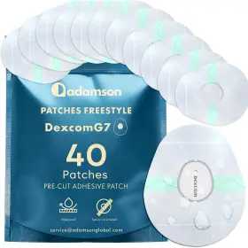 Adpat7520 Adamson G7 Patches 40 X Adhesive For Dexcom Waterproof Transparent