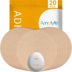 Amolyfe 313045879846 Dexcom G7 Overpatches 20 Pcs And Stelo Adhesive Patches Waterproof 1 P