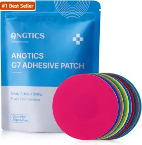 Angtics 313015512575 Dexcom G7 Adhesive Patches 30pcs Waterproof And High Viscosity Over Stel