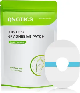 Angtics 313032565554 Dexcom G7 Adhesive Patches Waterproof 40 Pack Clear Overpatch For