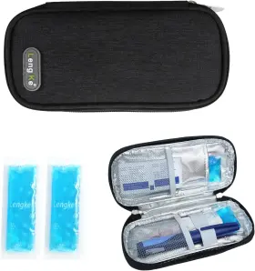 Aofeng Mc Itc Case Y6 Bk 01 Insulin Travel Portable Medical Cooler Bag For Diabetes -