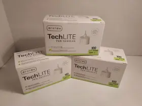 733h Arkray 015482234324 Lot Of 3 Techlite Pen Needles 32 Gauge 4mm #733h