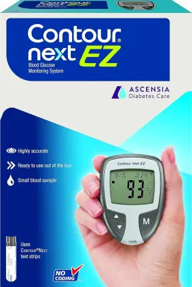7252 Ascensia Contour Next Ez Blood Glucose Monitoring System 1 Count Pack Of