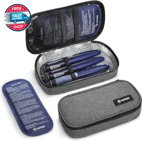 Auvon 313041524504 Portable Insulin Cooler Travel Case Insulated Diabetic Bag With 2 X 160g