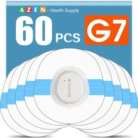 Azen 313024269262 60pcs G7 Adhesive Patches Waterproof Premium Pre-cut Protection Hypoallerg