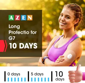 Azen 744759040350 100pcs G7 Adhesive Patches Waterproof Premium Pre-cut Protection Hypoaller #3