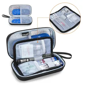 Ukbs02201 Bafaso Hard Insulin Cooler Travel Case With 2 Ice Packs #2