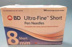 8290320109 Bd Medical Grade Sanitary 8 Mm Insulin Pen Caps Universal Size 100 / Box