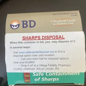 Be323487 Bd Home Sharps Container 1.4 Quart Holds Up To 100 Insulin Syringes #3
