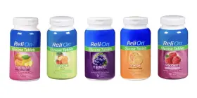 Birdstyler 651074003352 Relion Glucose Tablets Bundle Of Fruit Punch 50 Count Pack 5 Orange