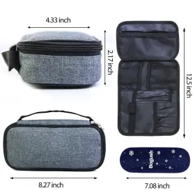Bogush 746566508986 Insulin Cooler Travel Case With 2 Ice Packs For Pen Diabetic Medical #2