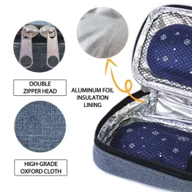 Bogush 746566508986 Insulin Cooler Travel Case With 2 Ice Packs For Pen Diabetic Medical #3