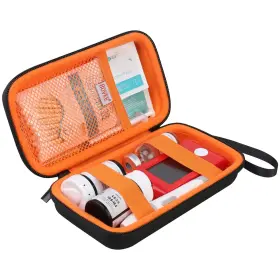 A72m1-01-de Bovke Diabetic Supplies Travel Case Storage Carrying Bag For Diabetes Test Inch