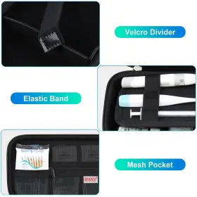 V96m1 Bovke Diabetic Supplies Travel Case Storage Bag For Diabetes Testing Kit Gl #3