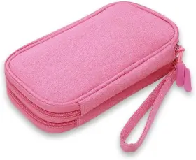 Ey-bag-4410 Brand Eyistar Diabetic Supplies Travel Case Organizer For Test Strips Lancets Pink #2