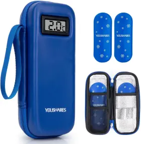 82738768729874785267836 Branded Insulin Cooler Travel Case With Temperature Display - Refrigerated Medicine Cool