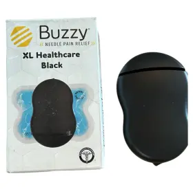 0343 Buzzy Personal Vibrating Ice Pack - Black With 3 Freeze Wings For Needle Pain