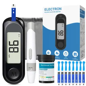 Cakrnps 730789306931 Blood Sugar Monitor Glucose Kit With 50 Test Strips And Lancets For