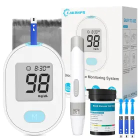 Cakrnps 730789306979 Blood Glucose Monitor Kit Sugar Testing With 50 Test
