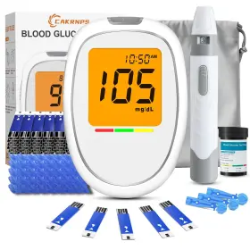 Cakrnps 730789307013 Blood Glucose Monitor Kit Sugar Testing With 50 Test