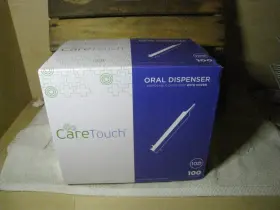 Ctsos10 Care Touch 10ml Oral Dispensers W Cover - 100 Pack 12/2025 New Nib