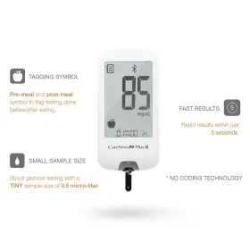 Gm01bad Caresens N Plus Bluetooth Blood Glucose Monitor Kit - 100 Test Strips #3