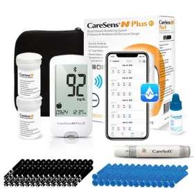 Gm01bad Caresens N Plus Bluetooth Blood Glucose Monitor Kit - 100 Test Strips