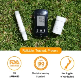 U-kiss-1 Caresens N Blood Glucose Monitor Kit With 100 Sugar Test Strips #2