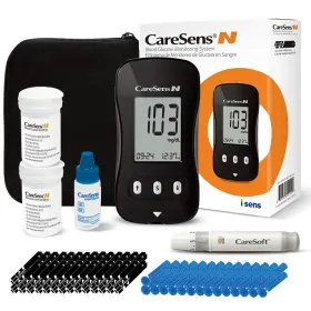 U-kiss-1 Caresens N Blood Glucose Monitor Kit With 100 Sugar Test Strips