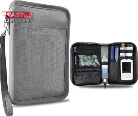 Case Concepts 313111769729 Diabetes Supplies Portable Storage And Organizer Glucose Meter Insu