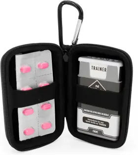 Casematix 705353791338 Protective Carrying Case Compatible With Two Auvi Q Epipen Injectors O