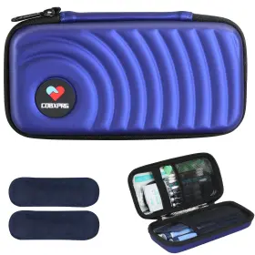 Shh-ydsb-3-purple Cdbxprg Insulin Cooler Travel Case Diabetic Cold Pack Organizer Bag With 2 Reusable I