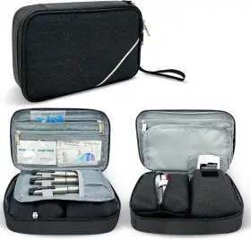 Chelvvg 313040761795 Diabetic Supplies Travel Case Diabetes Storage Bag For Glucose Meter Insulin