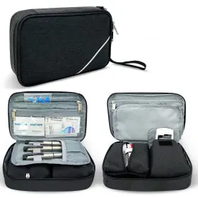 Chelvvg 974558911207 Diabetic Supplies Travel Case Diabetes Storage Bag For Glucose Meter Insuli
