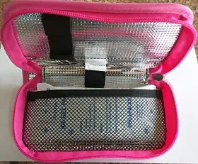 A-2001-bk Chillpacks Medicine/diabetes Insulin Pen Travel Cooler Case- Pink #2