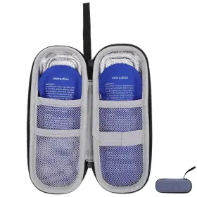 Coheali 3or8034703us85yv5s Insulin Vial Storage Box And Portable Cooler Bag With 2 Blue Ice