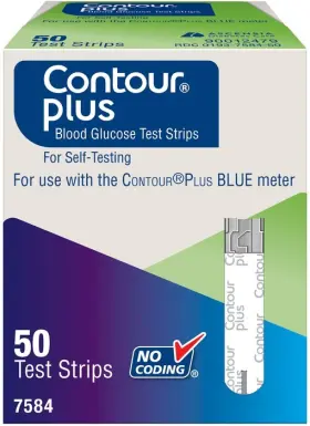 Contour 301937584503 Plus Test Strips 50ct