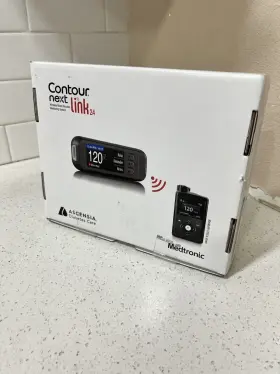Bg1513050b Contour Next Link 2.4 Blood Glucose Monitor Kit Wireless - New Sealed #3