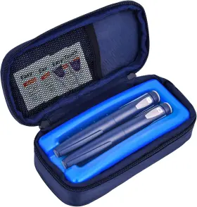 Cruxer 445040581554 Insulin Cooler Pen Travel Case Tsa Approved Refrigerated Medical Bag