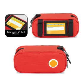 Cacr03504 Curmio Epipen Carrying Case For Adult Portable Medicine Supplies Bag 2 E #3