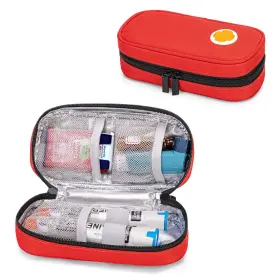 Cacr03504 Curmio Epipen Carrying Case For Adult Portable Medicine Supplies Bag 2 E