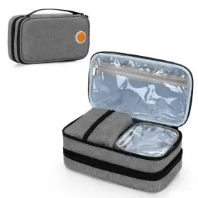 Cacr07501 Curmio Insulated Insulin Cooler Travel Case Double Layer Diabetic Supplies S